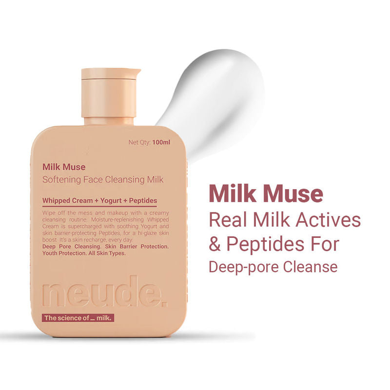 Neude Skin Peptide Face Cleansing Milk - Milk Muse