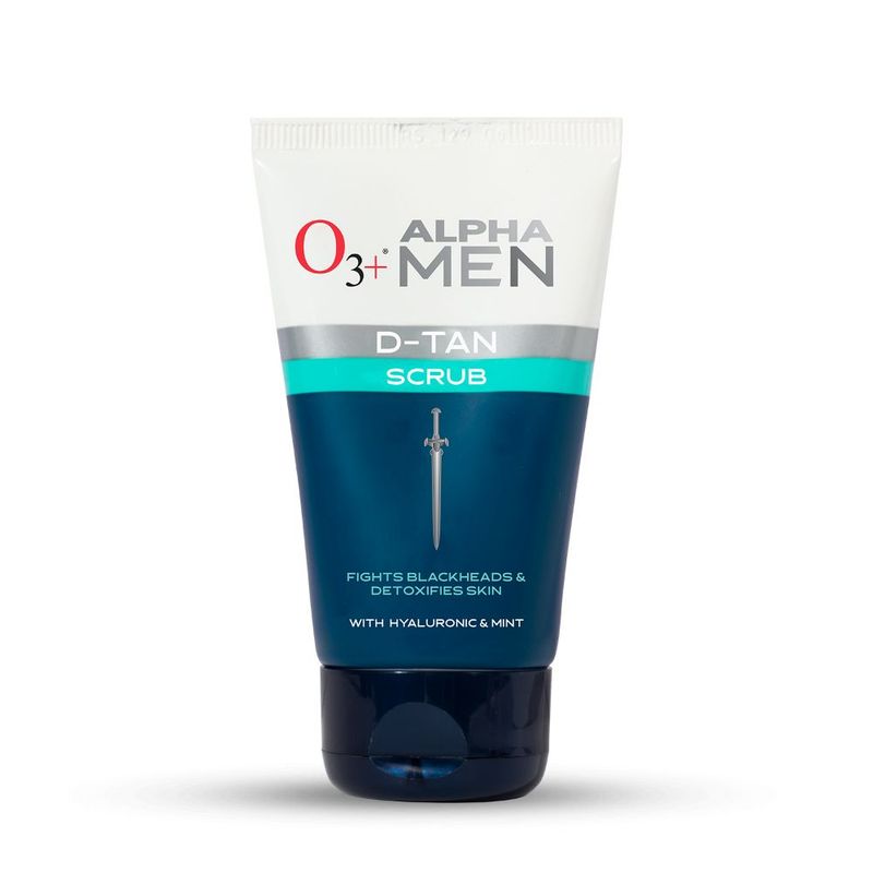 O3+ Alpha Men Dtan Scrub For Blackheads & De Tan
