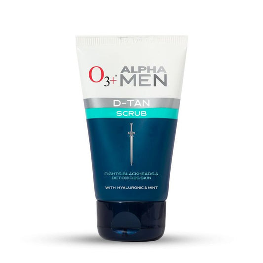 O3+ Alpha Men Dtan Scrub For Blackheads & De Tan