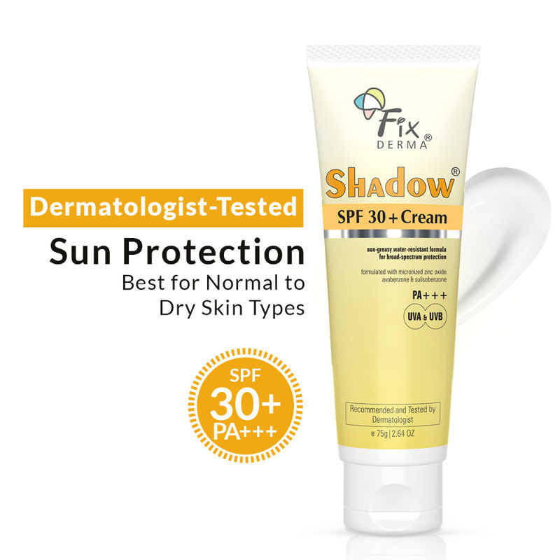 Fixderma Shadow Sunscreen SPF 30+ Cream For Dry Skin