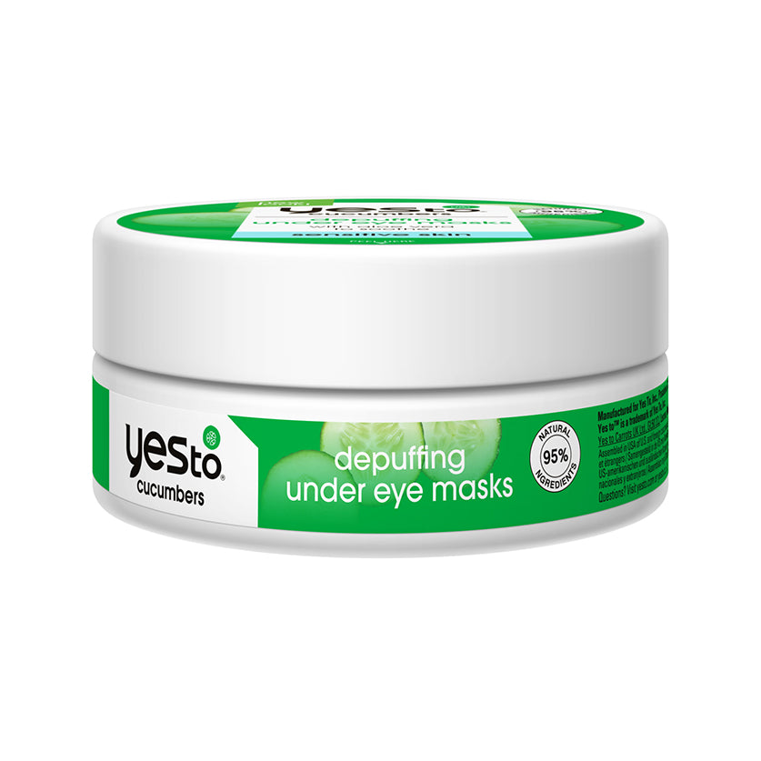 cucumbers depuffing under eye masks