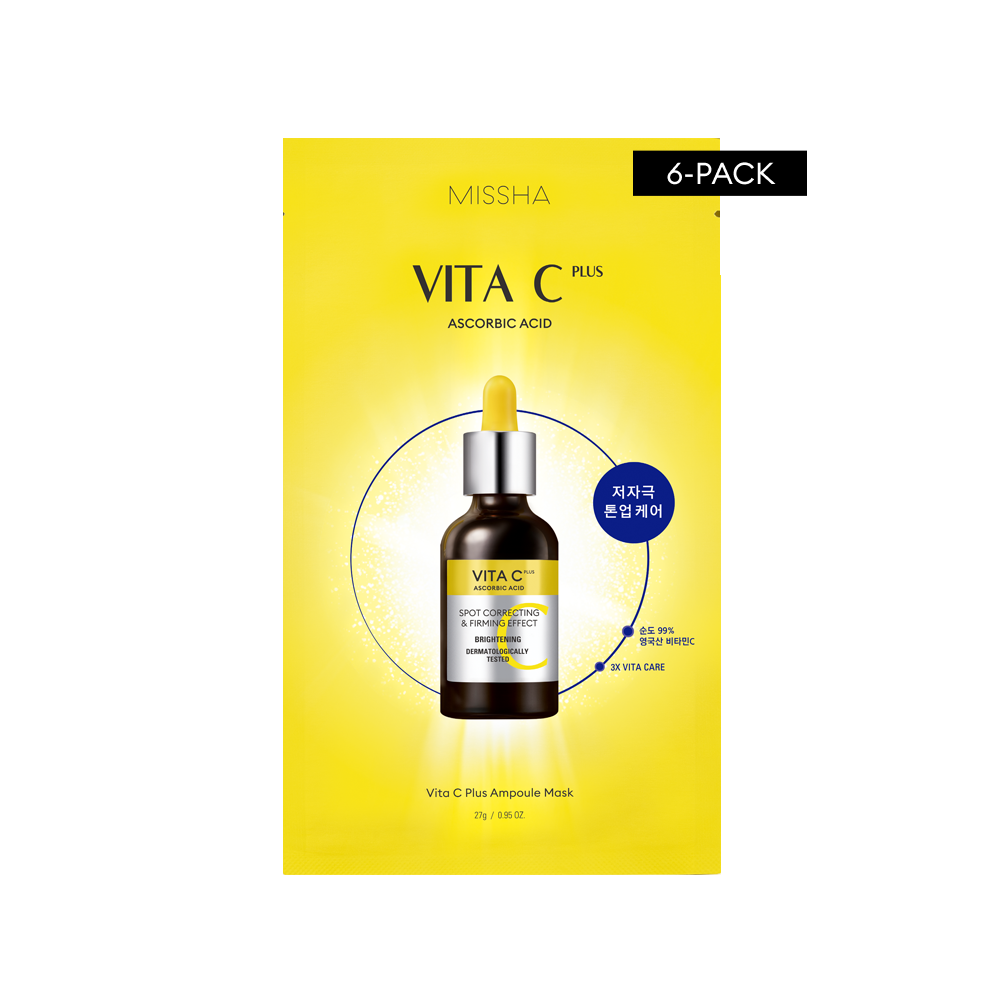 Vita C Plus Ampoule Sheet Mask 6PK