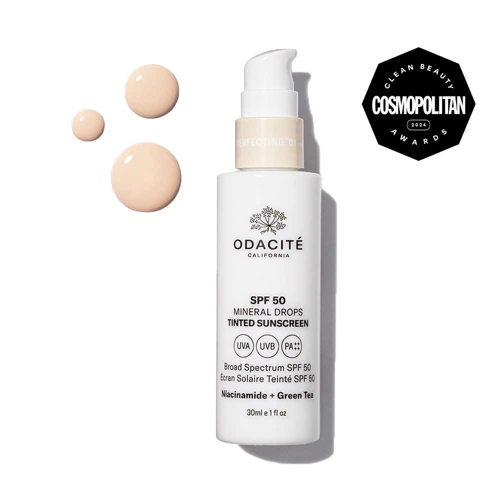 SPF 50 Tinted Mineral Drops • Flex-Perfecting® Sunscreen • Niacinamide + Green Tea