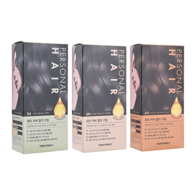 TONYMOLY Personal Hair Color Cream 6N Natural Brown