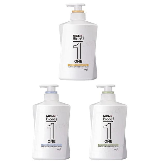 Kao Men's Biore One Hair / Scalp / Face / Body Wash