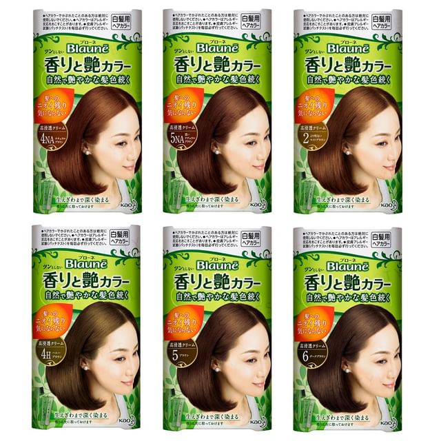Kao Blaune Aroma & Gloss Hair Color Cream