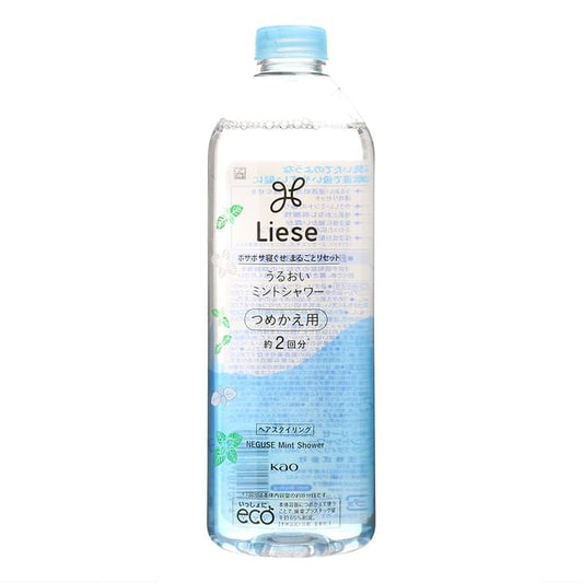 Kao Liese Neguse Moist Mint Shower Hair Spray 340ml Refill
