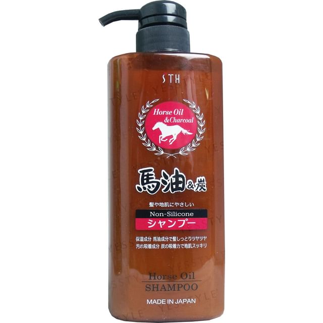 STH Horse Oil & Charcoal Shampoo 600ml
