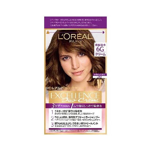 L'Oreal Paris Excellence Hair Dye R Cream Type 6G