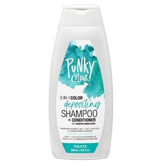 Punky Colour 3-in-1 Color Depositing Shampoo + Conditioner - Tealistic