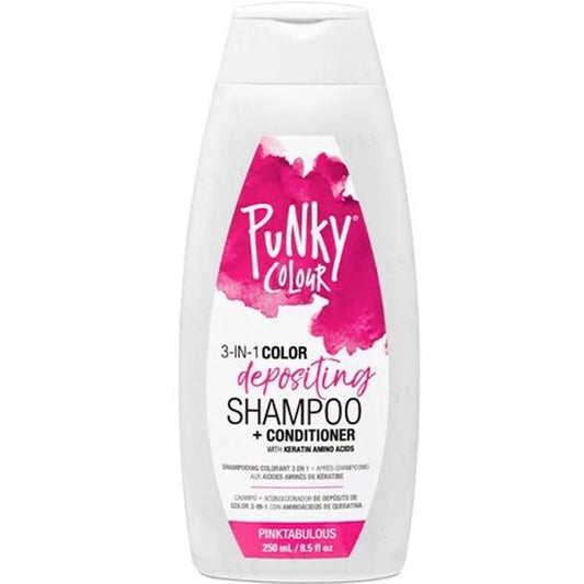 Punky Colour 3-in-1 Color Depositing Shampoo + Conditioner - Pinktabulous
