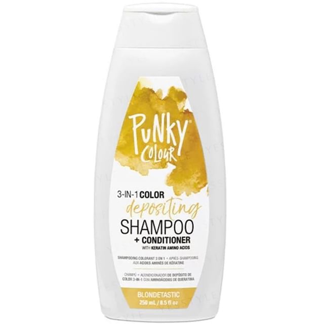 Punky Colour 3-in-1 Color Depositing Shampoo + Conditioner - Blondetastic