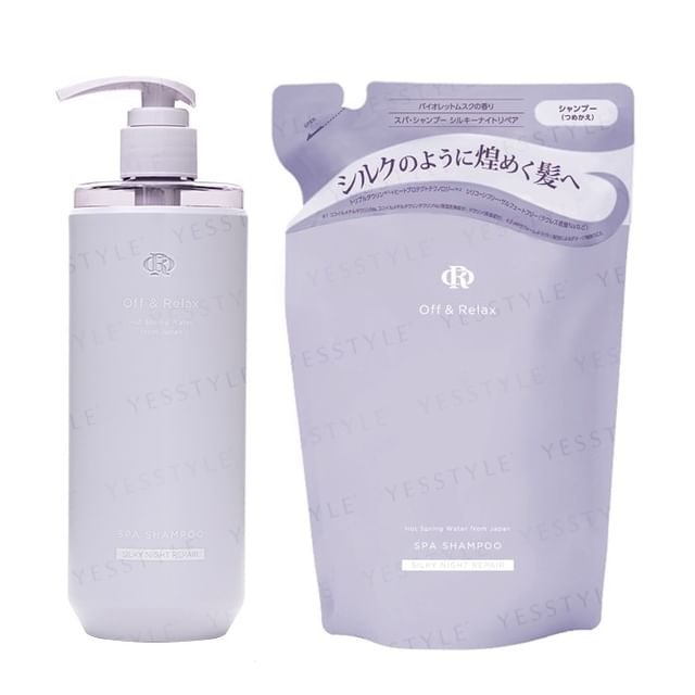 Off & Relax Spa Shampoo Silky Night Repair 460ml