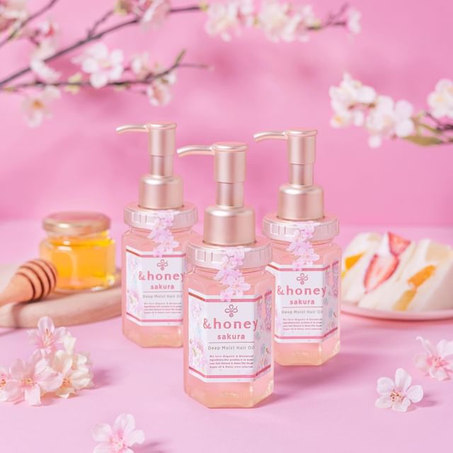 ViCREA &honey Deep Moist Sakura Hair Oil 3.0