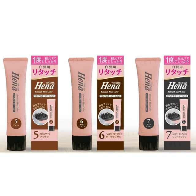TENSTAR - Hena Retouch Hair Color Treatment 5 Brown 65g