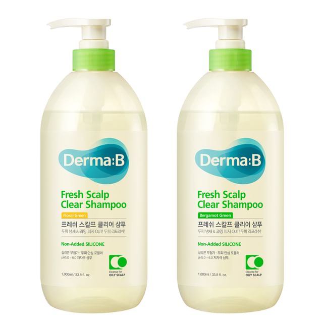 Derma:B Fresh Scalp Clear Shampoo [Bergamot Green]