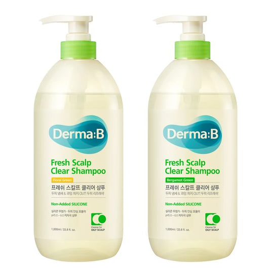 Derma:B Fresh Scalp Clear Shampoo [Bergamot Green]