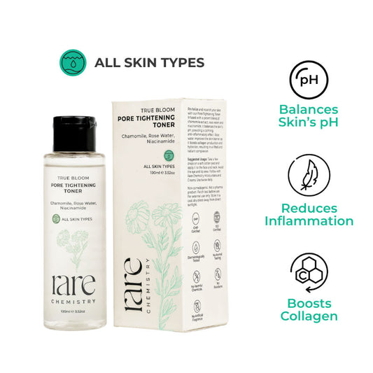 Rare Chemistry True Bloom Pore Tightening Toner, All Skin Types Hydarting Firming Niacinamide