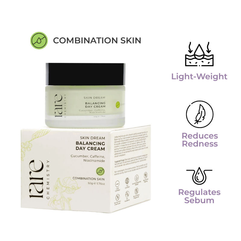 Rare Chemistry Skin Dream Balancing Day Cream, Combination Skin, Depigmenting, Niacinamide