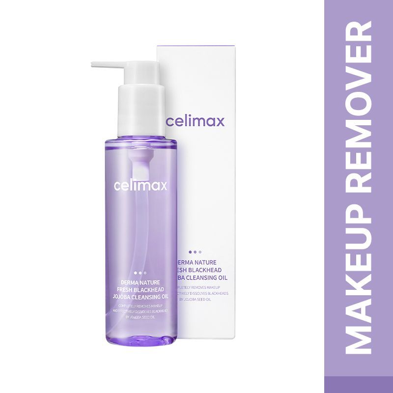 Celimax Blackhead Jojoba Korean Cleansing Oil - Makeup Remover, Dissolves Whiteheads, Blackheads