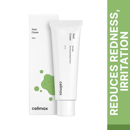 Celimax The Real Noni Repair Korean Cream - Anti-Ageing Moisturizer With Niacinamide, Ceramides