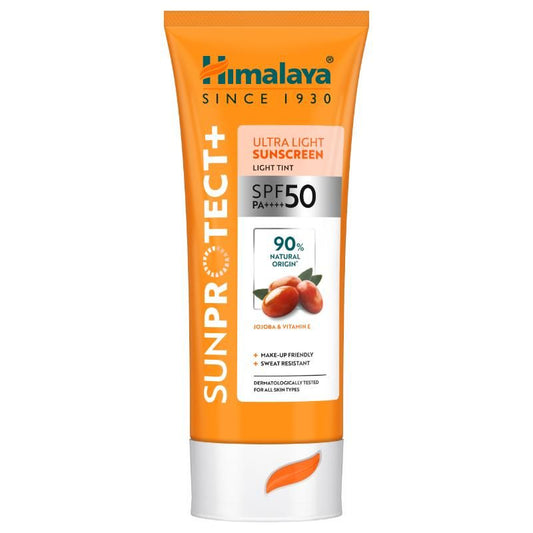 Himalaya Sun Protect+ Ultra Tinted Sunscreen SPF 50 PA++++ Makeup Friendly, Sweat Resistant