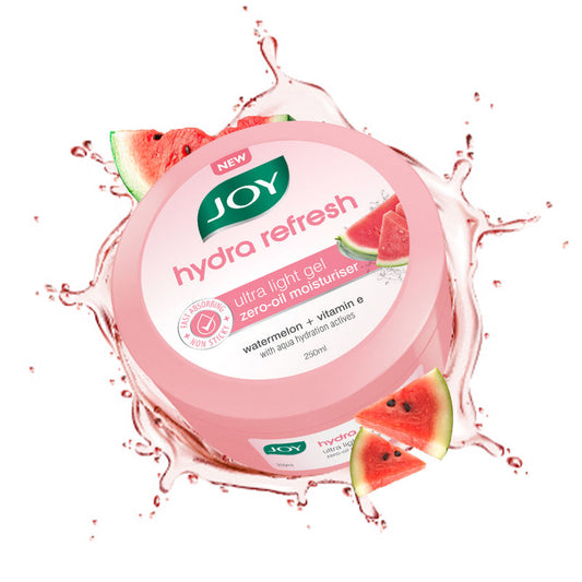 Joy Hydra Refresh Ultra Light Face Moisturizer Gel with Watermelon - Oil Free Moisturizer