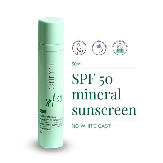 Orimii 100% Pure Mineral WATERY Sunscreen SPF 50