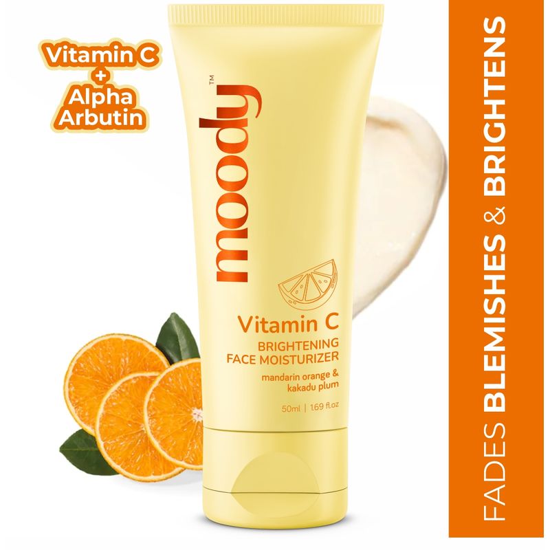 Moody 5% Vitamin C Brightening Face MoisturizerWith Mandarin Orange & Kakadu Plum