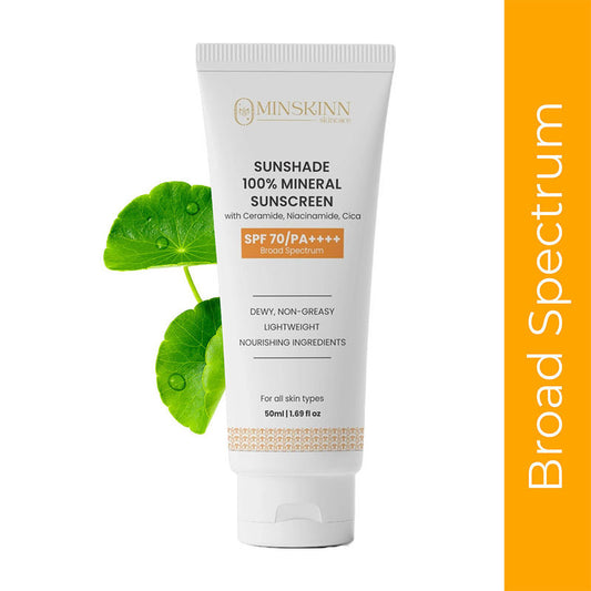 Minskinn Skincare Sunshade 100% Mineral Sunscreen SPF 70 PA++++
