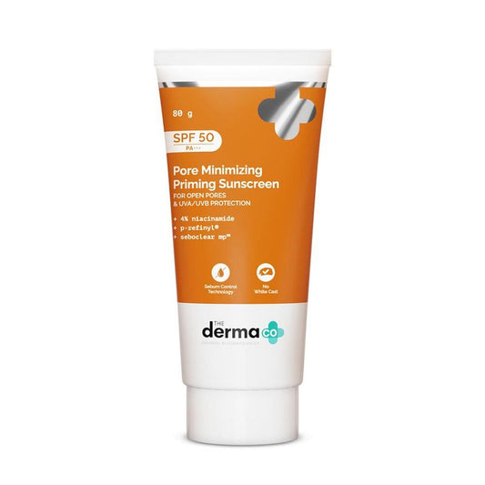 The Derma Co Pore Minimizing Priming Sunscreen SPF 50 PA+++