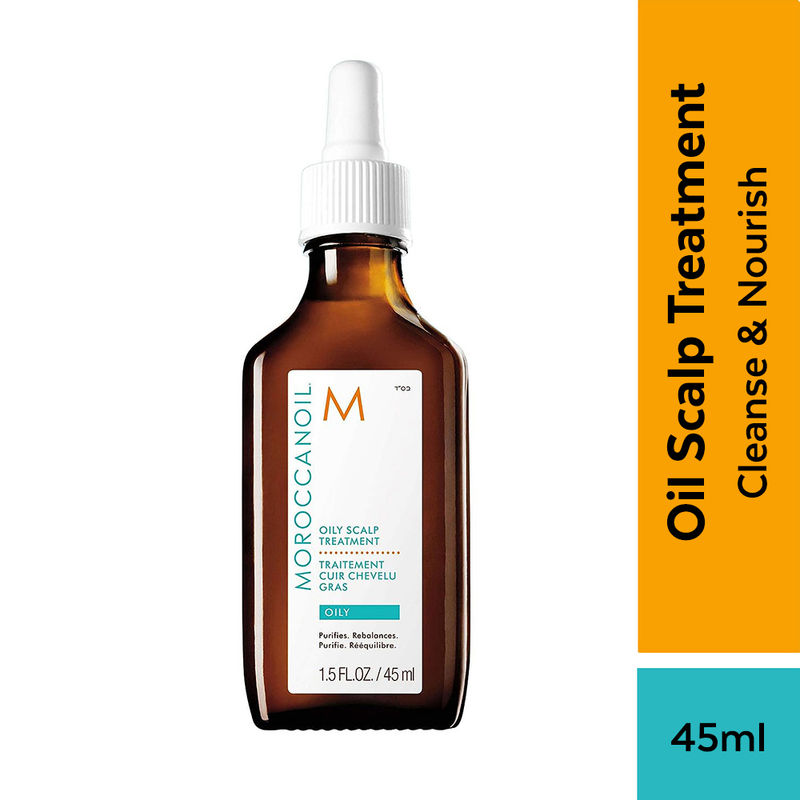 Moroccanoil Oily Scalp Treatment | Ginger Root & Argan Oil | Detox & Balance for Greasy Scalp Hair