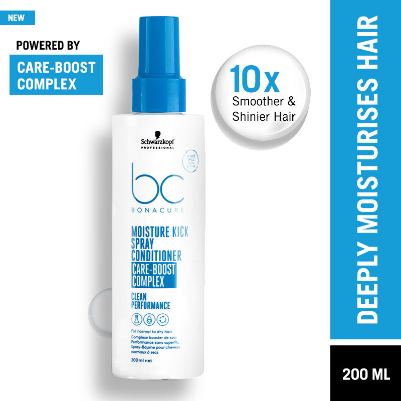 Schwarzkopf Professional Bonacure Hyaluronic Moisture Kick Spray Conditioner Glycerol(200ml)