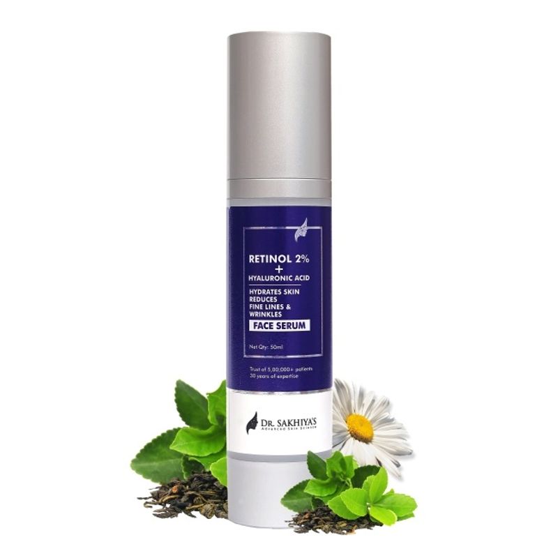 Dr. Sakhiya 2% Retinol Face Serum Anti-Aging & Skin Renewal Formula