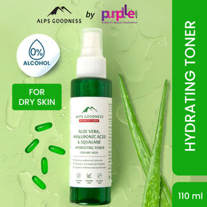 Alps Goodness Aloe Vera, Squalane & Hyaluronic Acid Hydrating Toner for Dry Skin (110 ml)