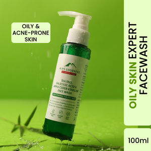Alps Goodness Acne Control Face wash For Oily Skin with Tea Tree, Salicylic Acid & Apple Cider Vinegar (100 ml)