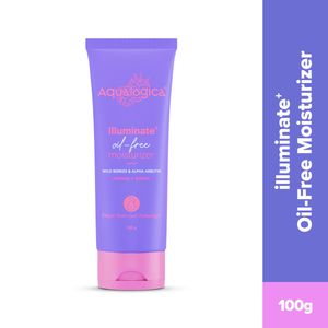 Aqualogica Illuminate+ Oil Free Moisturizer with Wild Berries & Alpha Arbutin for Luminous Glow - 100 gm