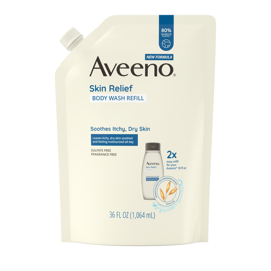 Skin Relief Fragrance-Free Body Wash, Sensitive Skin Refill