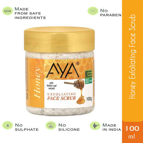 AYA Honey Exfoliating Face Scrub, 100 ml