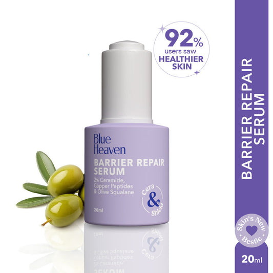 Blue Heaven Barrier Repair Serum Infused With 2% Ceramide, 0.5% Copper Peptides