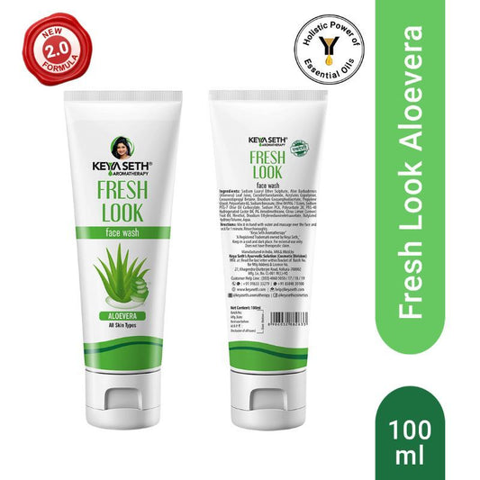 Keya Seth Aromatherapy Fresh Look Face Wash Aloe Vera - Pack of 3