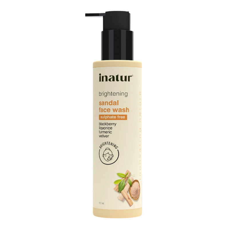Inatur Sandal Fairness Face Wash