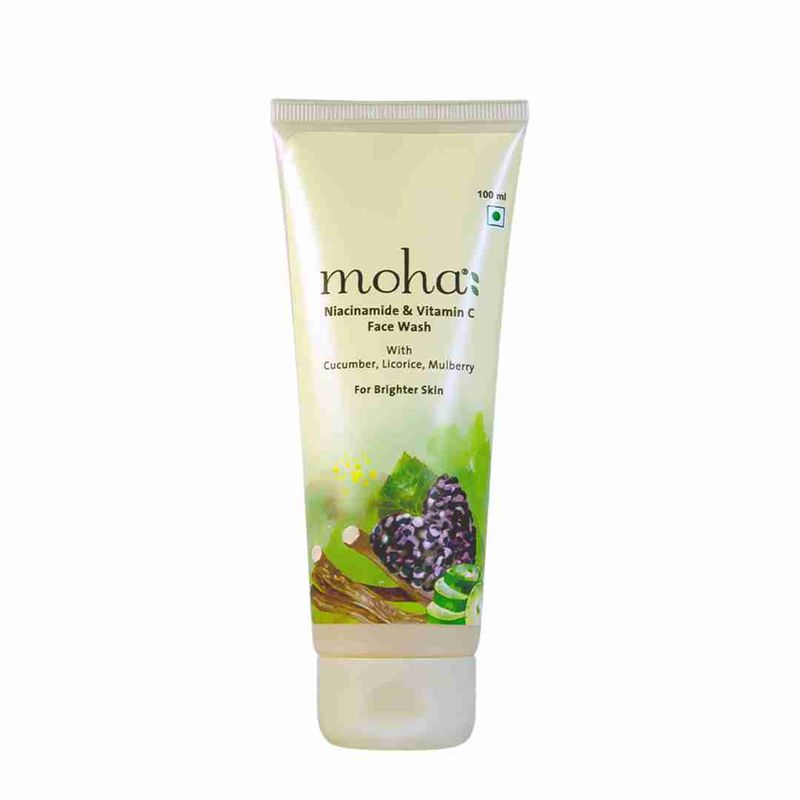 Moha Niacinamide And Vitamin C Brightening Face Wash Cleanse And Brighten Skin