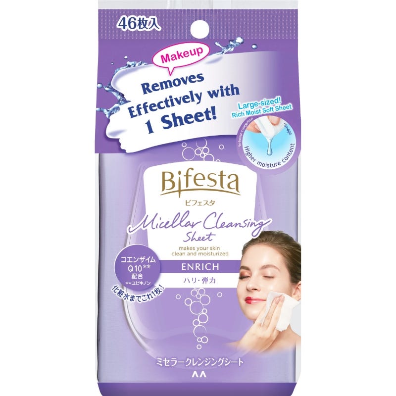 Bifesta Micellar Cleansing Sheet Enrich 46s