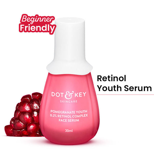 Dot & Key 0.2% Retinol Complex Face Serum With Niacinamide & Multi-Peptides - Beginner-Friendly