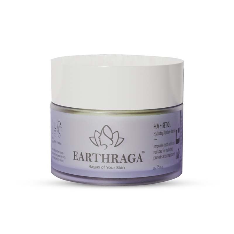 Earthraga Ha+Retinol Advanced Night Cream With Squalane & Vitamin E