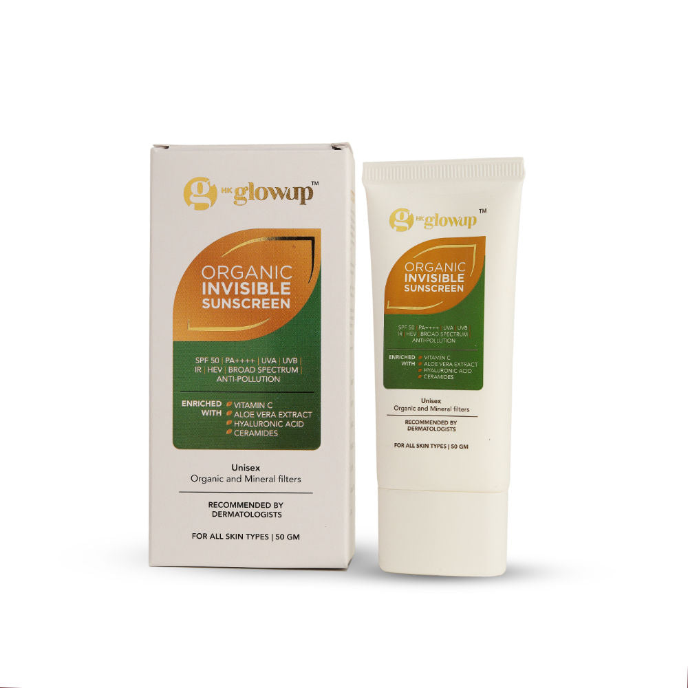 g HK glowup Organic Invisible Sunscreen