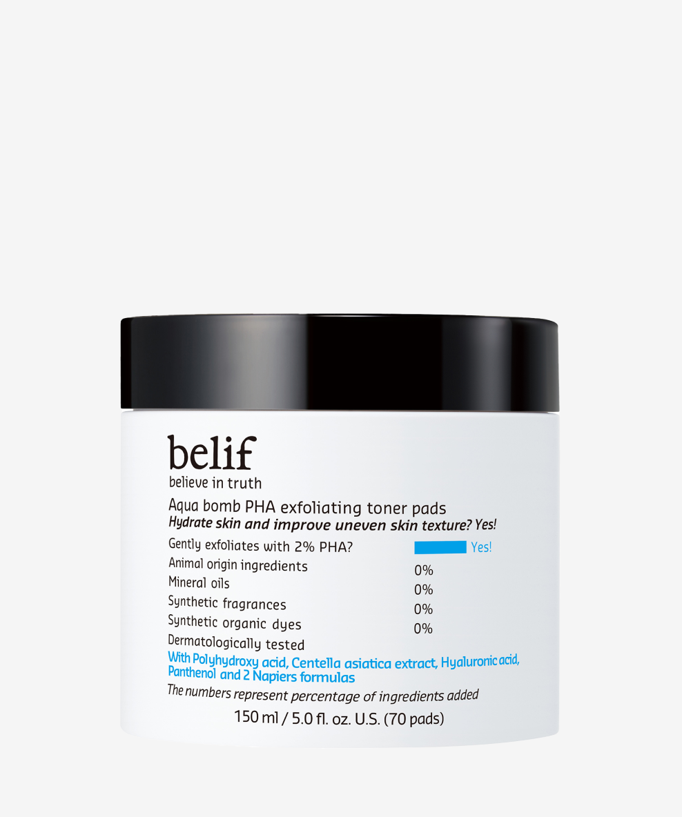 Aqua Bomb PHA Exfoliating Toner Pads