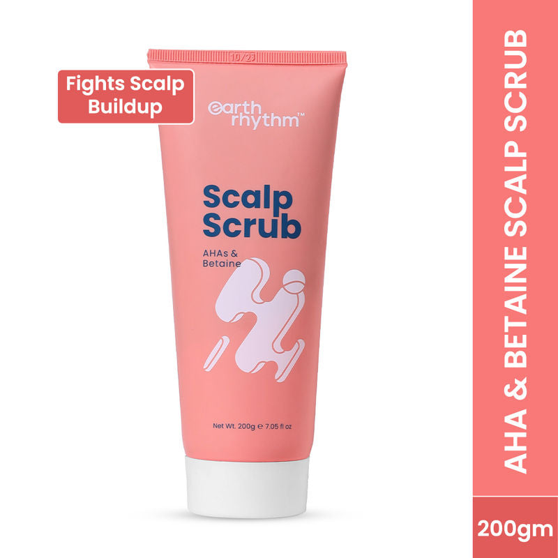Earth Rhythm AHA & Betaine Scalp Scrub, Combats Dandruff and Controls Sebum