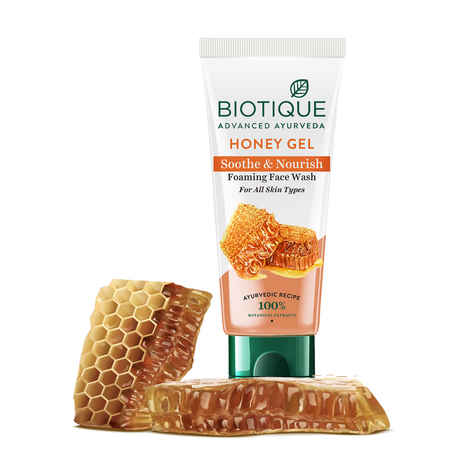 Biotique Bio Honey Gel Refreshing Foaming Face Wash For All Skin Types (100 ml)
